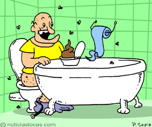 Noticias locas - UN RESTAURANTE AMBIENTADO COMO UN BAÑO